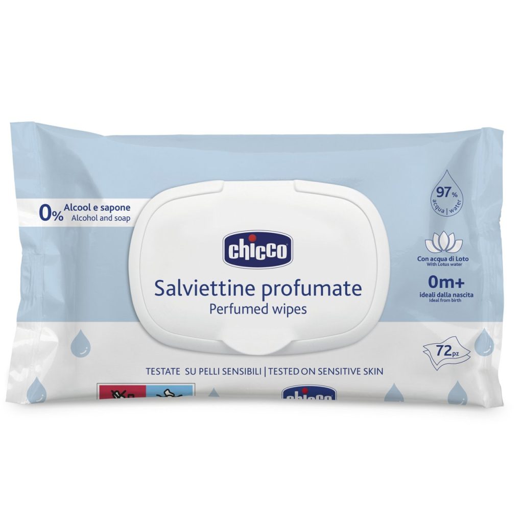 Chicco Servetele umede new N72 buc cu clapeta 12050 Cutie N72