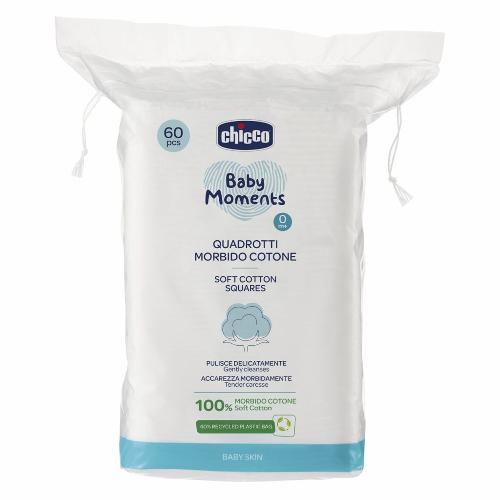 Chicco BM Dischete din bumbac new 60buc 106090 Cutie N60