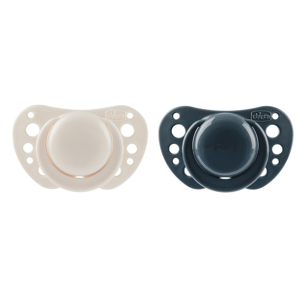Chicco Suzeta din silicon PH AIR 6-16M BLUE 2buc 7508792008 Cutie N2