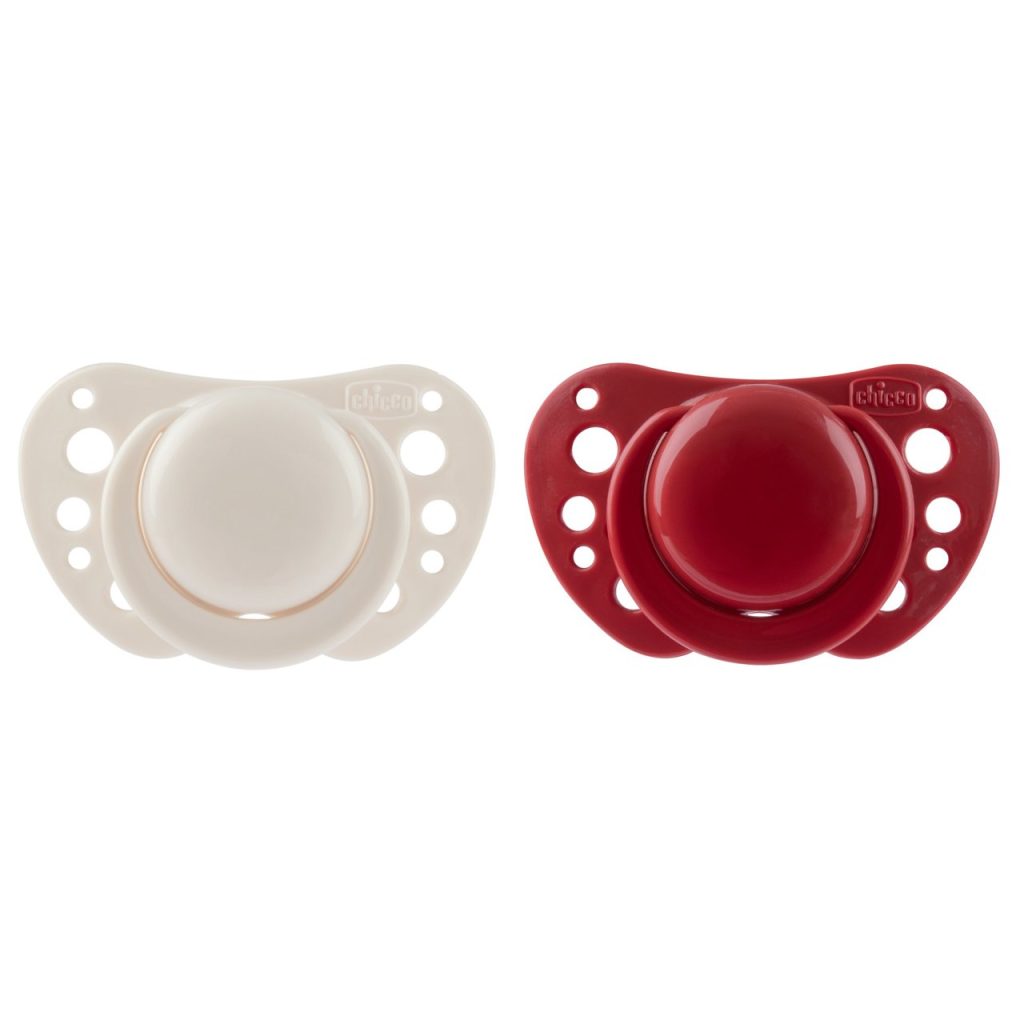 Chicco Suzeta din silicon PH AIR 6-16M red  2buc 7503333 Cutie N2