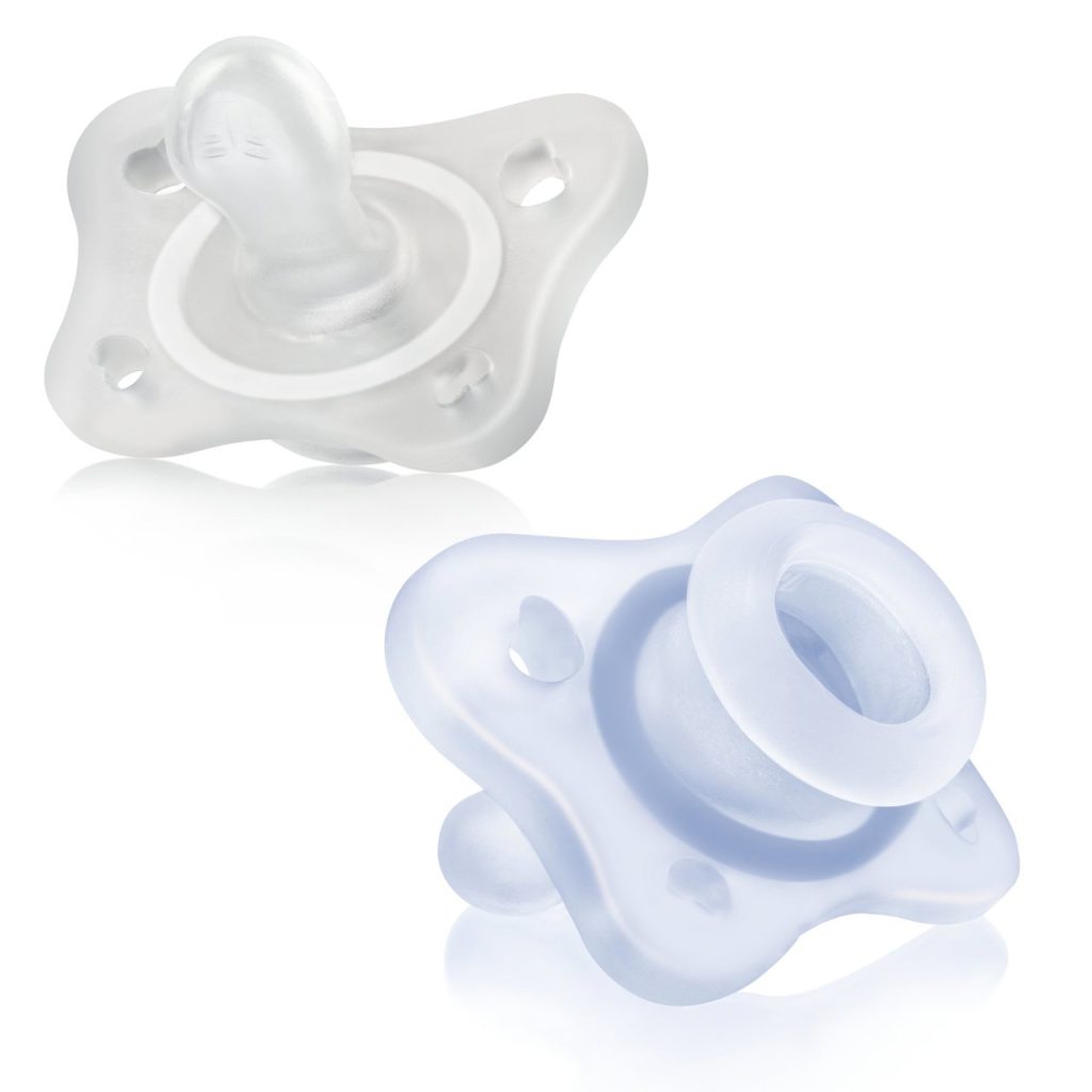 Chicco Suzeta mini soft BLUE 0-2M 2PCS 7328921 Cutie N2