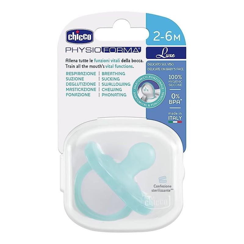 Chicco Suzeta luxe Green 2-6M 1buc 7301137 Bucata N1