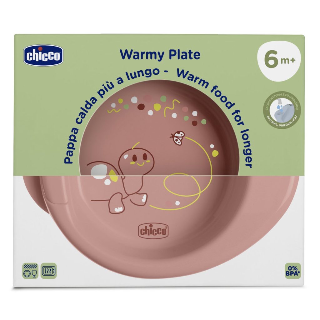 CHICCO Farfurie termica 6M+ PINK  2025  1600015