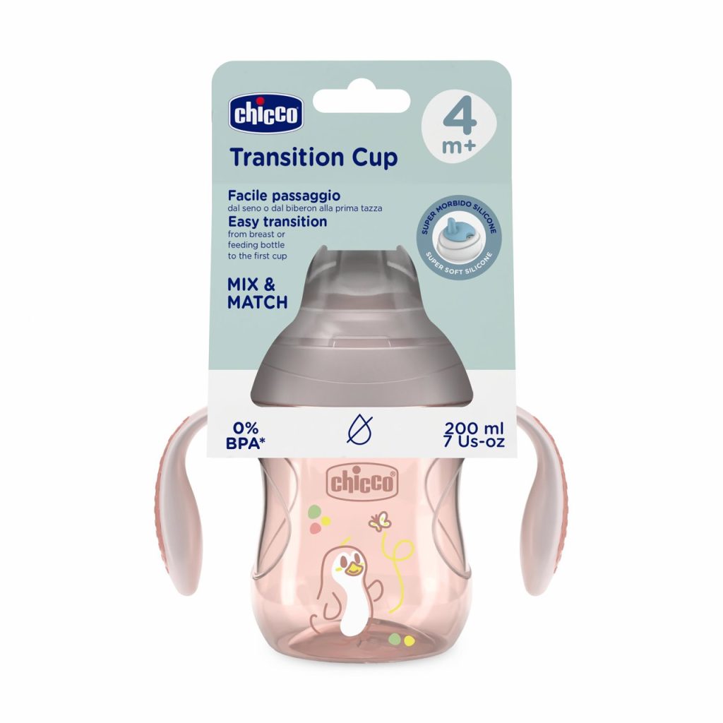 Chicco cana de tranzitie 4M+ PINK 2025  691115 Bucata N1