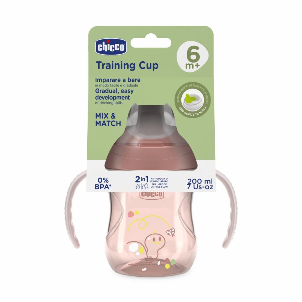 Chicco cana de tranzitie 6M+ PINK 2025  692115 Bucata N1