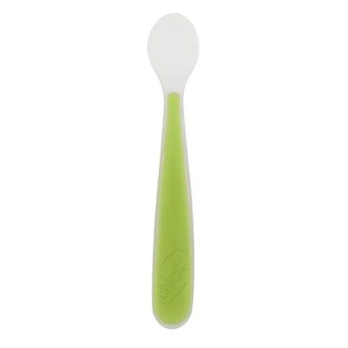 Chicco Lingurita silicon moale verde 6 luni+ new 68285000 Bucata N1