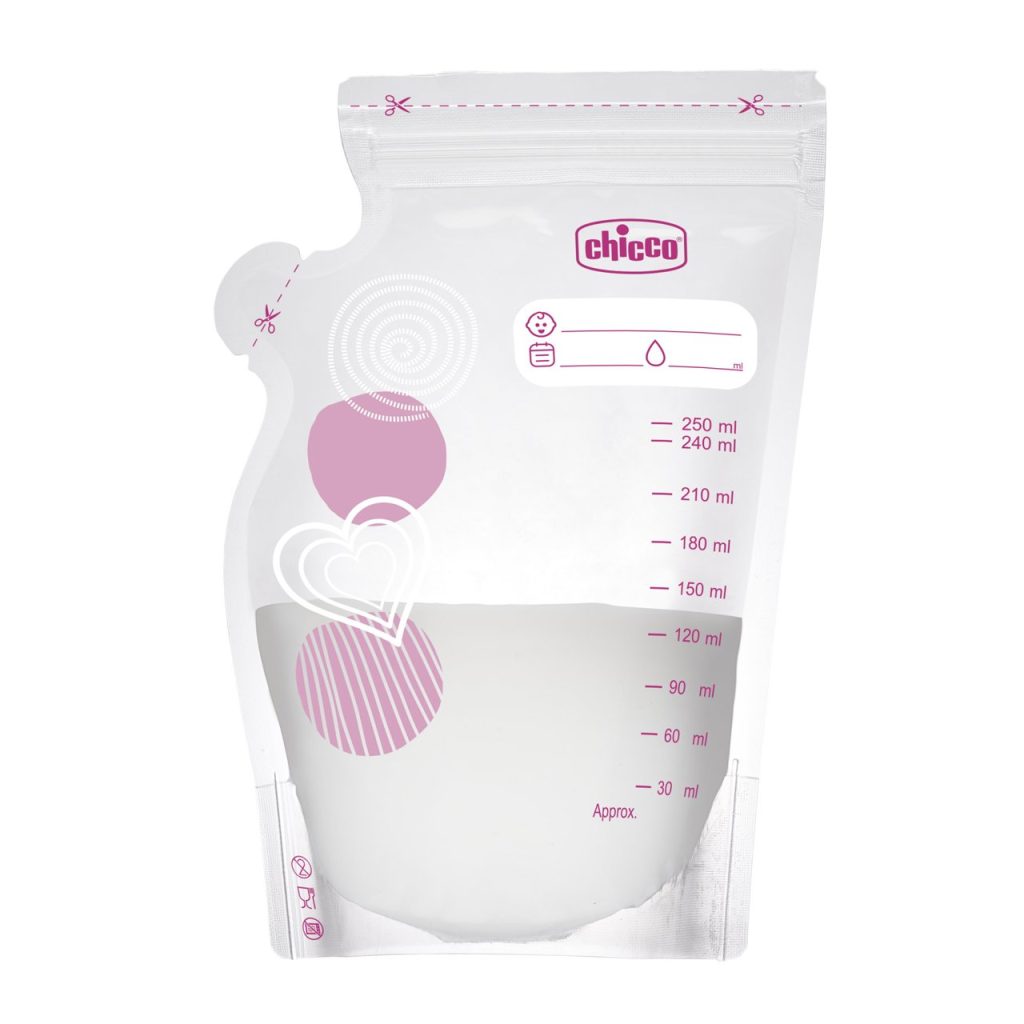 Chicco Pungi pentru pastrarea laptelui matern 30buc,  Cutie N30