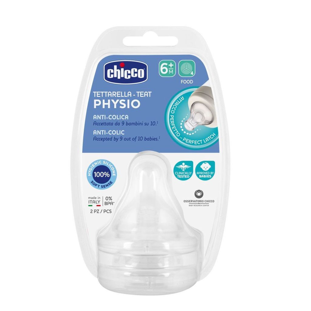 Chicco Tetina silicon perfect 5 6M+  2 buc (2021) 20347 Cutie N2